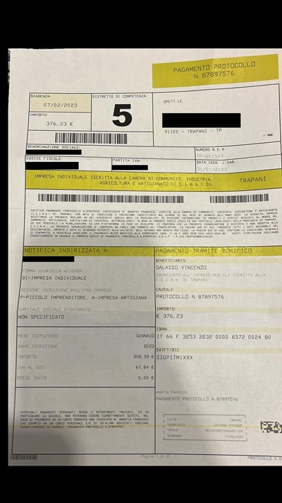 ATTENZIONE: Richieste di pagamento ingannevoli da parte di soggetti estranei alla CCIAA