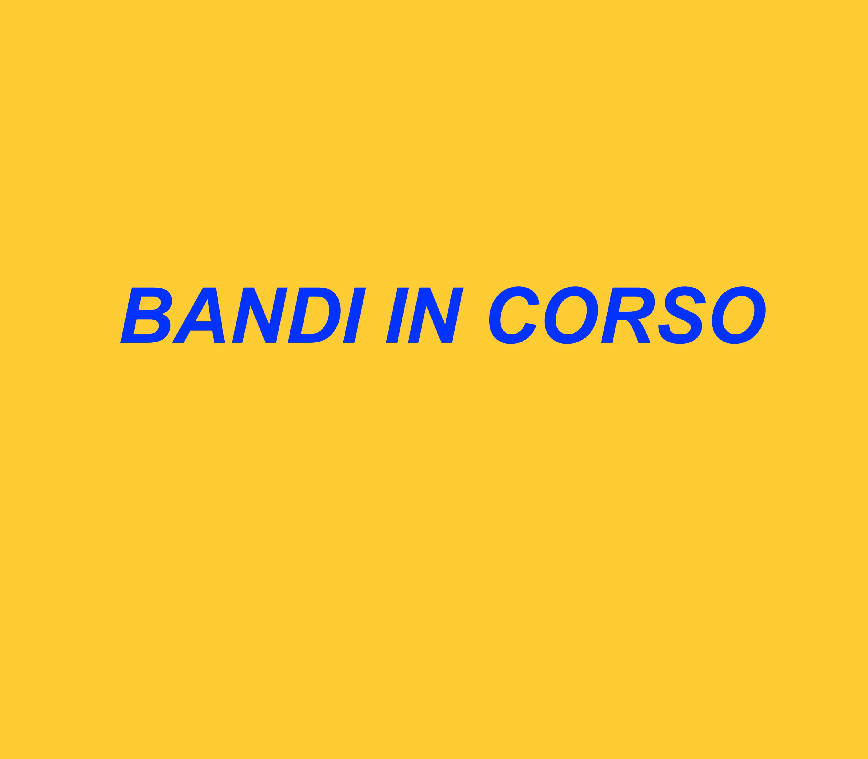 Bandi in corso