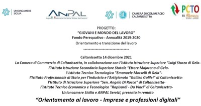Evento online 14 dicembre 2021