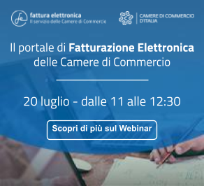 Il portale di fatturazione elettronica delle Camere di Commercio d’Italia