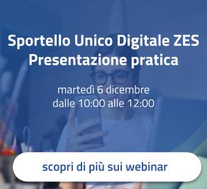 Webinar - Zone Economiche Speciali (ZES) | ZES Sicilia Orientale - Comuni di Gela e Niscemi
