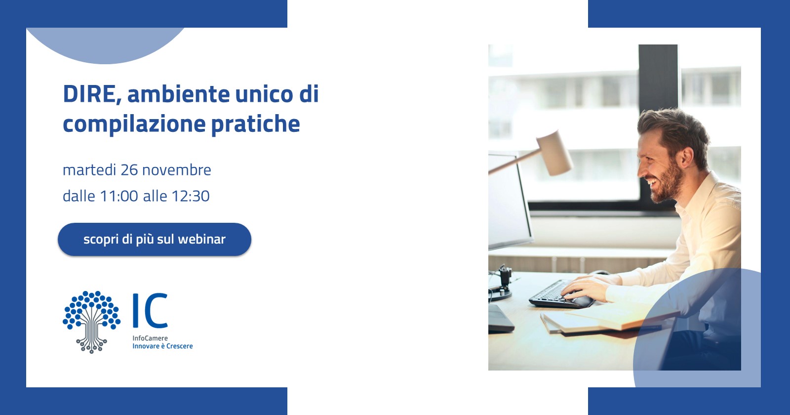 Webinar per le imprese su DIRE - ambiente unico di compilazione pratiche (1)